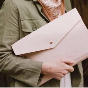 The Megan Portfolio Clutch Glass Ladder and Co Organizer (Baby Pink)